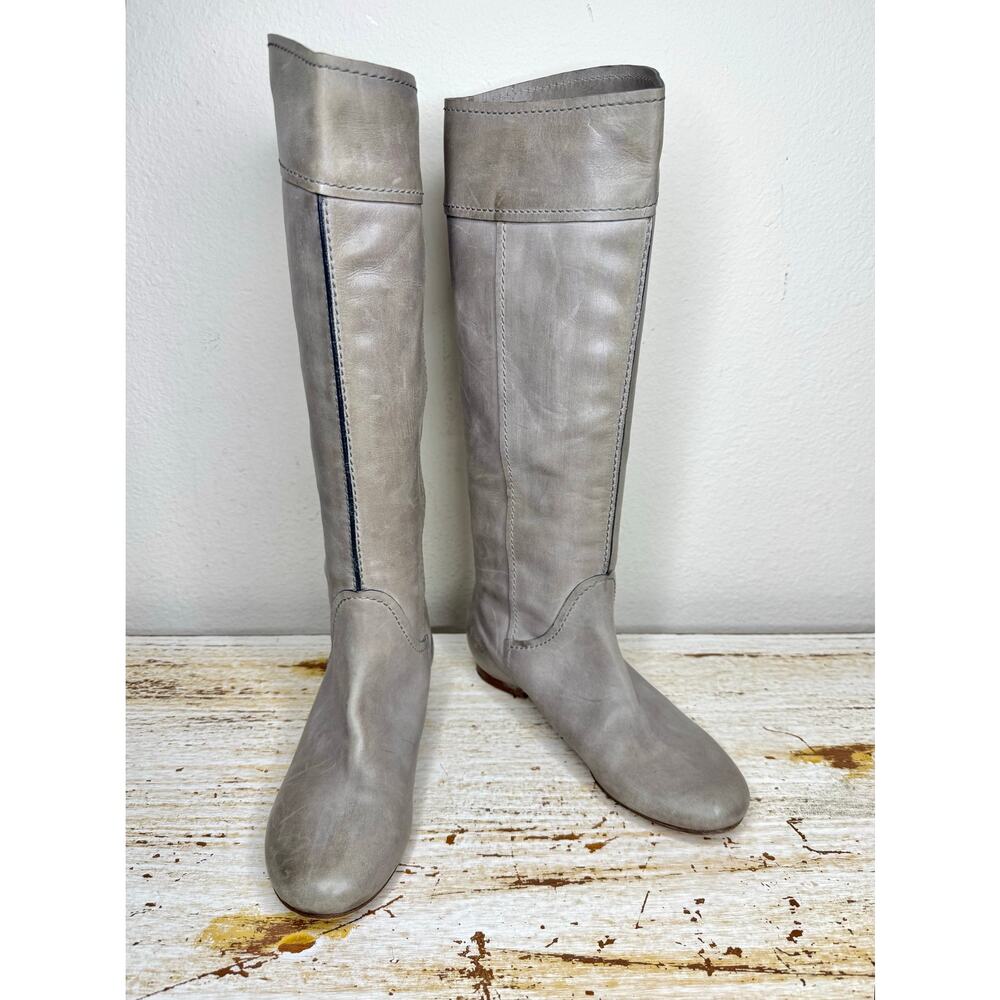Chloé Contrast Stitch Heloise Knee Length Boots 37